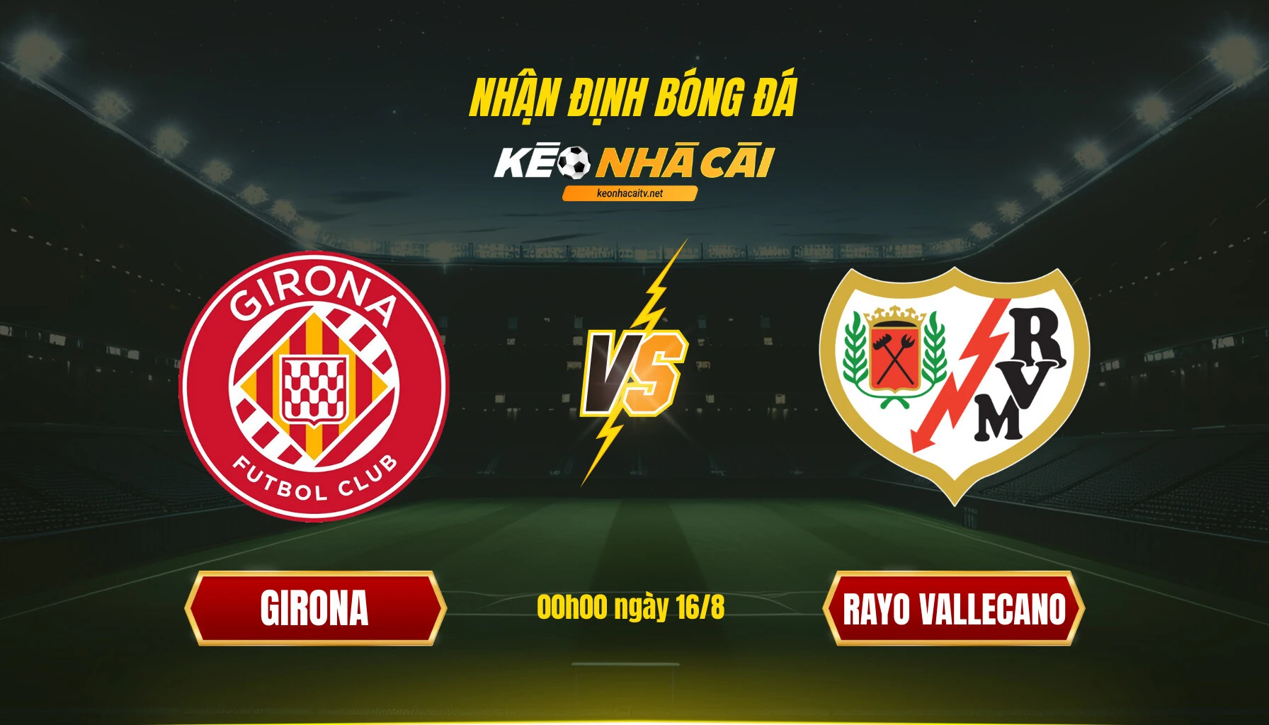Nhận định Bóng đá Keonhacaitv Girona Vs Rayo Vallecano